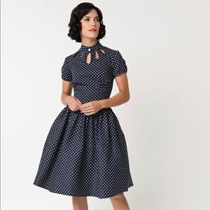 NWT Polka dot swing dress from Unique Vintage